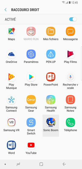 Galaxy Note8: Épingler des applications sur l'écran de verrouillage (SM-N950W)