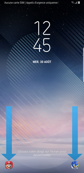 Galaxy Note8: Épingler des applications sur l'écran de verrouillage (SM-N950W)