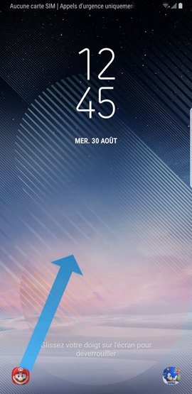 Galaxy Note8: Épingler des applications sur l'écran de verrouillage (SM-N950W)