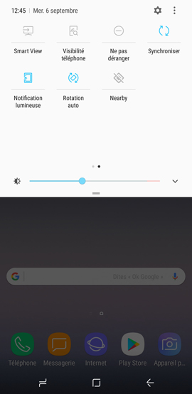 Comment bloquer la rotation automatique de l'écran sur mon Samsung Galaxy Note 8 ?
