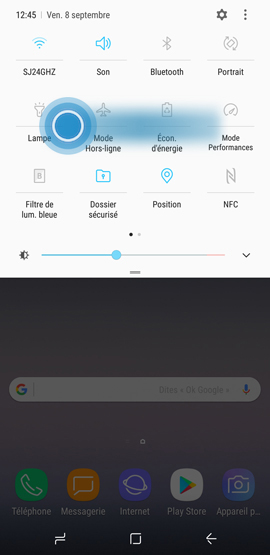 Galaxy Note8: Partager l'écran avec une télé HD en utilisant Smart View (SM-N950W)