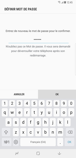 Mot de passe 6