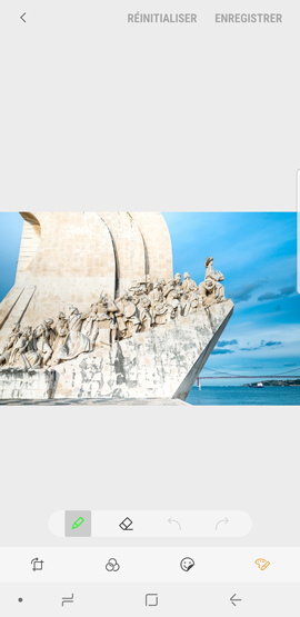 Comment dessiner ou écrire sur une photo en utilisant mon Samsung Galaxy Note 8 ?