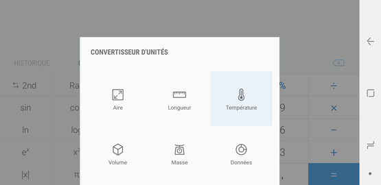 Comment utiliser la calculatrice et ses fonctions scientifiques sur mon Galaxy Note 8 ?