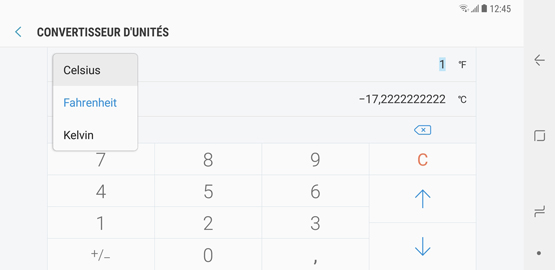 Comment utiliser la calculatrice et ses fonctions scientifiques sur mon Galaxy Note 8 ?