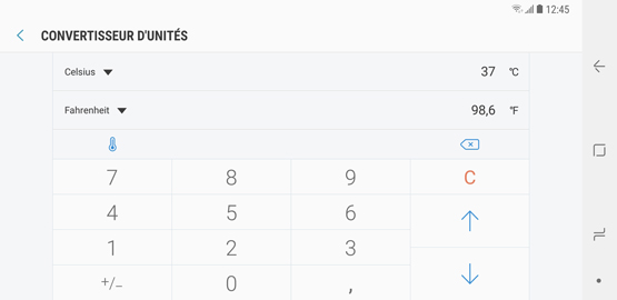 Comment utiliser la calculatrice et ses fonctions scientifiques sur mon Galaxy Note 8 ?