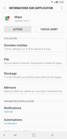 Comment désinstaller ou désactiver les applications présentes sur mon Galaxy Note 8 ?