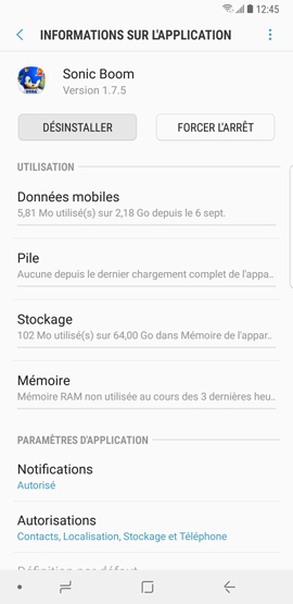 Comment désinstaller ou désactiver les applications présentes sur mon Galaxy Note 8 ?