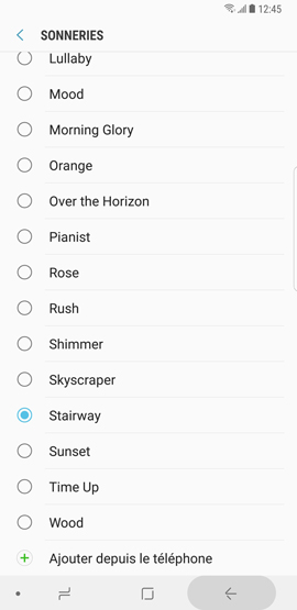 Galaxy Note8: Attribuer une sonnerie différente à chaque contact (SM-N950W)
