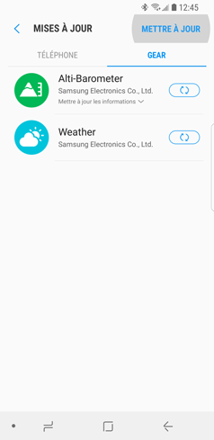 Mettre à jour une application 3