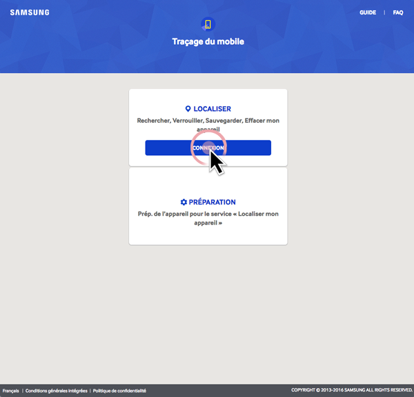 Traçage du mobile, Comment faire pour déverrouiller mon Samsung Galaxy Note 8 à distance ?