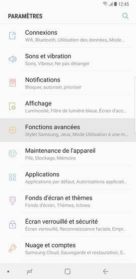 Activer la fonction veille intelligente 1