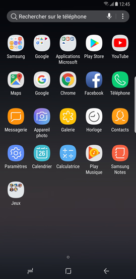 Comment créer, modifier ou supprimer un dossier sur mon Samsung Galaxy Note 8 ?