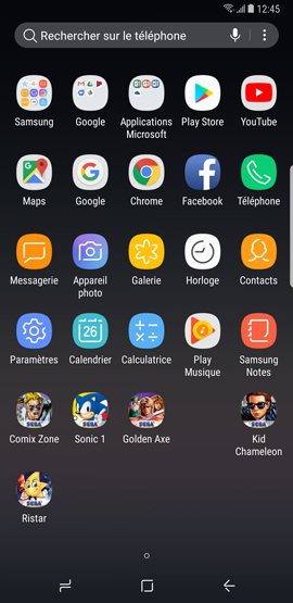 Comment créer, modifier ou supprimer un dossier sur mon Samsung Galaxy Note 8 ?
