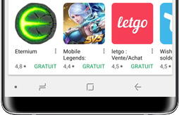 Comment afficher ou masquer la barre de navigation de mon Samsung Galaxy Note 8 ?