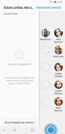 Ajouter des contacts au volet mes amis 10