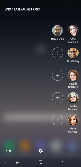 Ajouter des contacts au volet mes amis 11