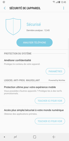 Protéger votre appareil contre les logiciels malveillants 6
