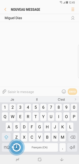 Modifier la taille du clavier virtuel 1