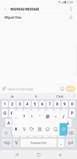 Modifier la taille du clavier virtuel 2