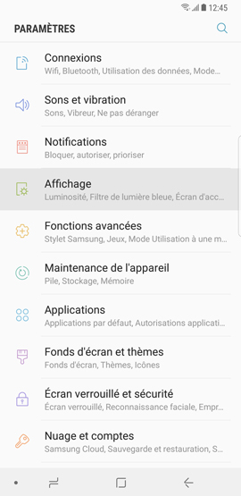 Rétablir le raccourci Appli 1
