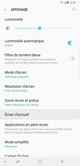 Rétablir le raccourci Appli 2