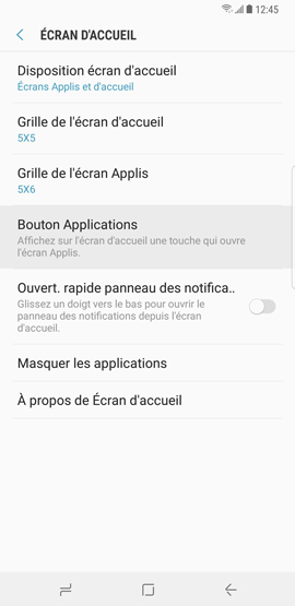 Rétablir le raccourci Appli 3