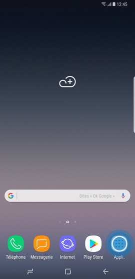 Accéder aux applications en utilisant le raccourci Appli 1