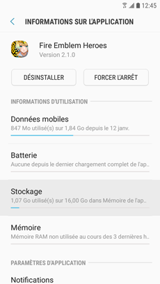 Effacer les données d'une application 10