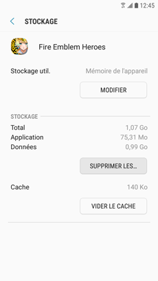 Effacer les données d'une application 11