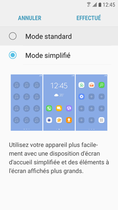 Mode standard 5