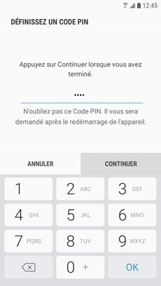 Code PIN 5