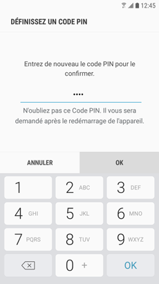 Code PIN 6