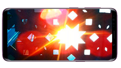 Reflektionen und Lichtflecken rund um Lichtquellen
