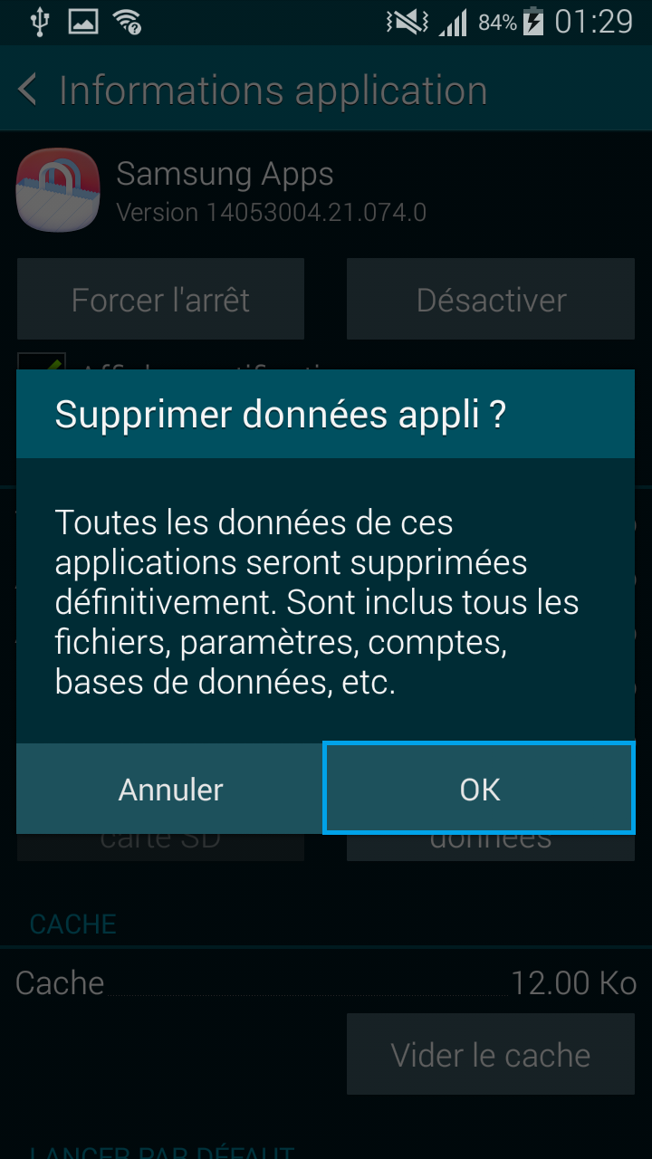 comment supprimer une appli sur tablette samsung