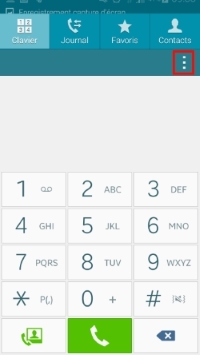 Ouvrez les « Paramètres » de l'application en passant par les « Options supplémentaires » (les trois points verticaux)