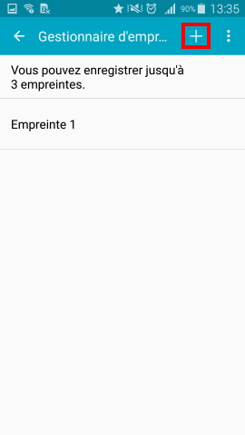 Comment ajouter ou effacer une empreinte digitale sur mon Samsung Galaxy S5