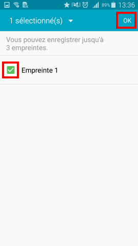 Comment ajouter ou effacer une empreinte digitale sur mon Samsung Galaxy S5