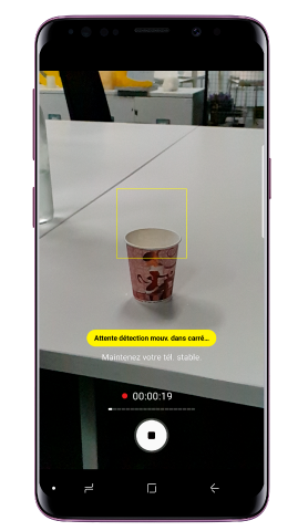Vous pouvez utiliser la fonction super ralenti jusqu’à 20 fois dans une seule vidéo