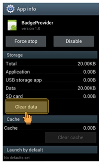 El icono de llamada perdida no puede ser removido en el Galaxy S3, ¿Por qué?