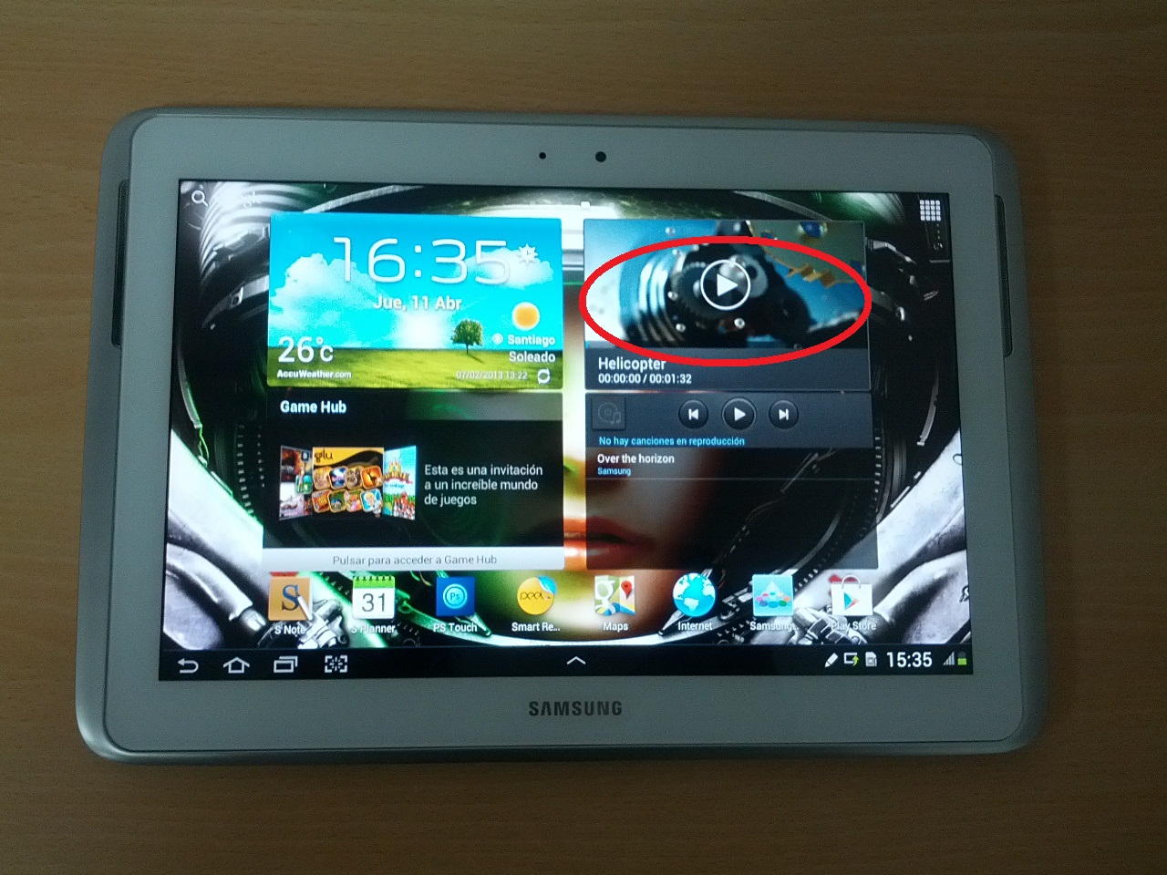 Dividir pantalla Galaxy Note 10.1