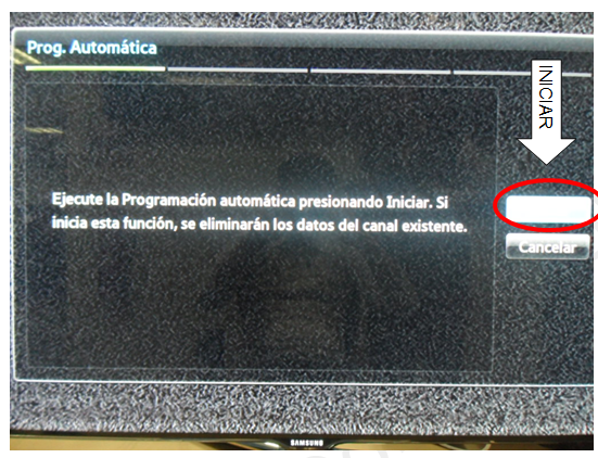 Programación automática de canales TV