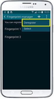 Galaxy S5: ¿CÓMO ELIMINAR UNA HUELLA REGISTRADA EN Galaxy S5?