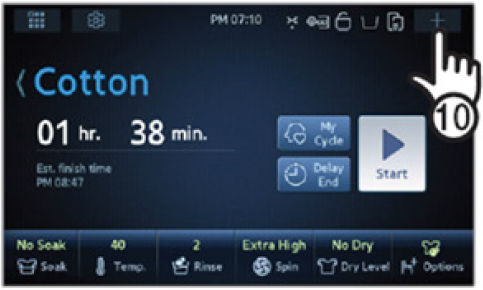 Configuración de su lavadora Wi-Fi con su Smartphone