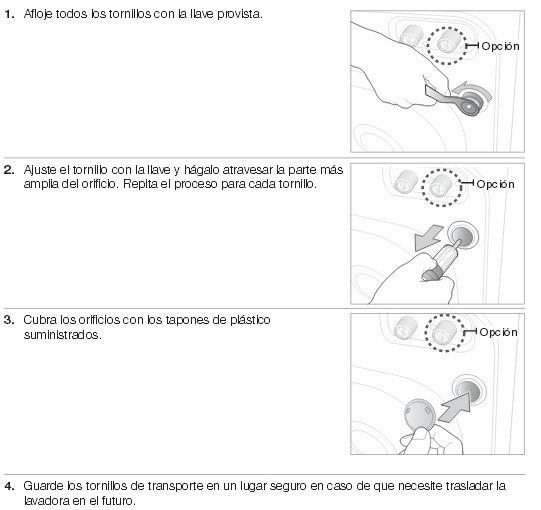Golpeteo y ruido en lavadoras carga superior y frontal