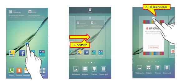 Galaxy S6: ¿Cómo se desactiva la función informativa en la pantalla principal?