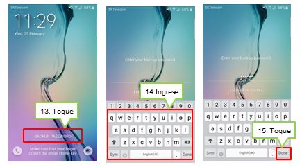 Galaxy S6: ¿Cómo registro las huellas dactilares?