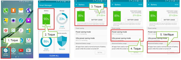 Galaxy S6: ¿Cómo utilizar Smart Manager?