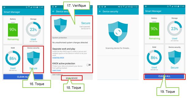 Galaxy S6: ¿Cómo utilizar Smart Manager?