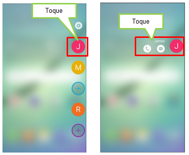 ¿Cómo utilizo la características de bordes de personas en la pantalla Edge?